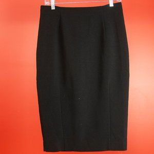 H&M Knee-length pencil skirt with gold zipper